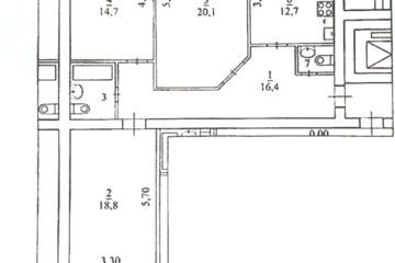 3-к квартира, 88,3 м², 2/14 эт.