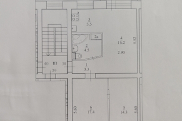 2-к квартира, 62,2 м², 5/5 эт.