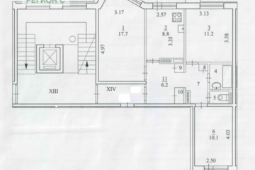3-к квартира, 62,3 м², 6/9 эт.